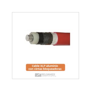 Cable XLP aluminio con cintas bloqueadoras