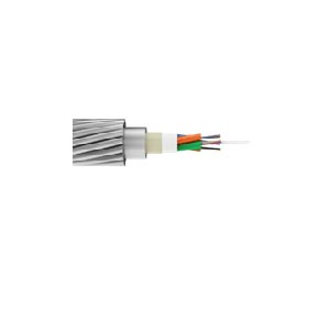 Cable de guarda con fibras ópticas tipo OPGW 36 y 48 fibras monomodo Clase 0-2